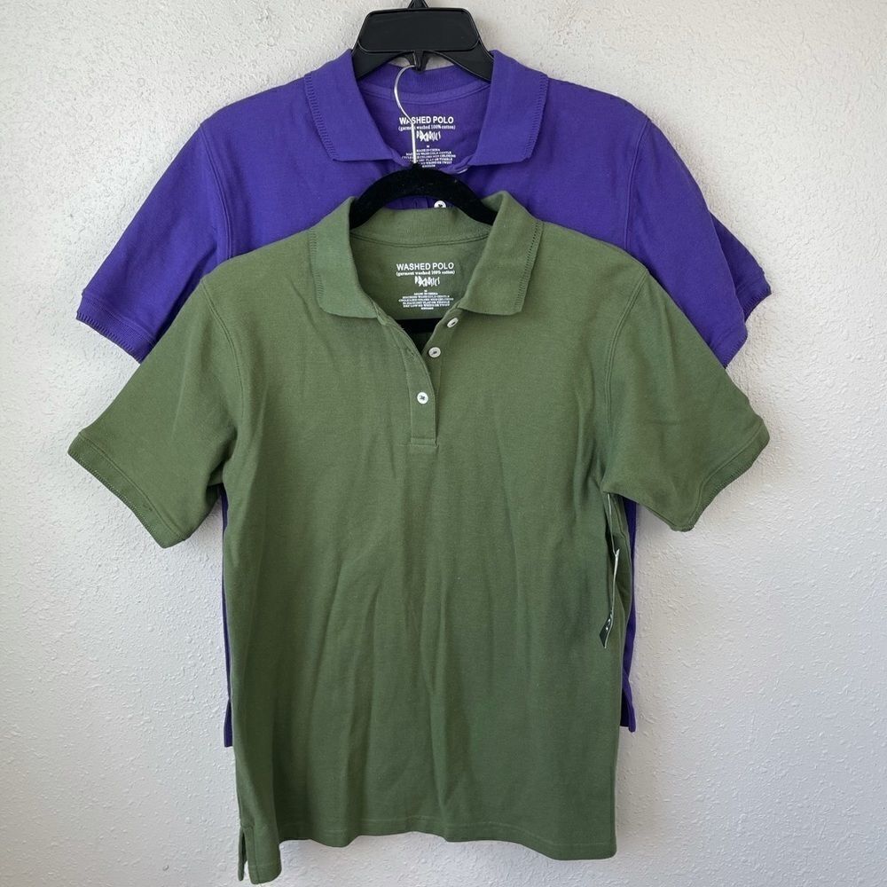 NWT PBX Basics Short Sleeve Polo Shirts Size M